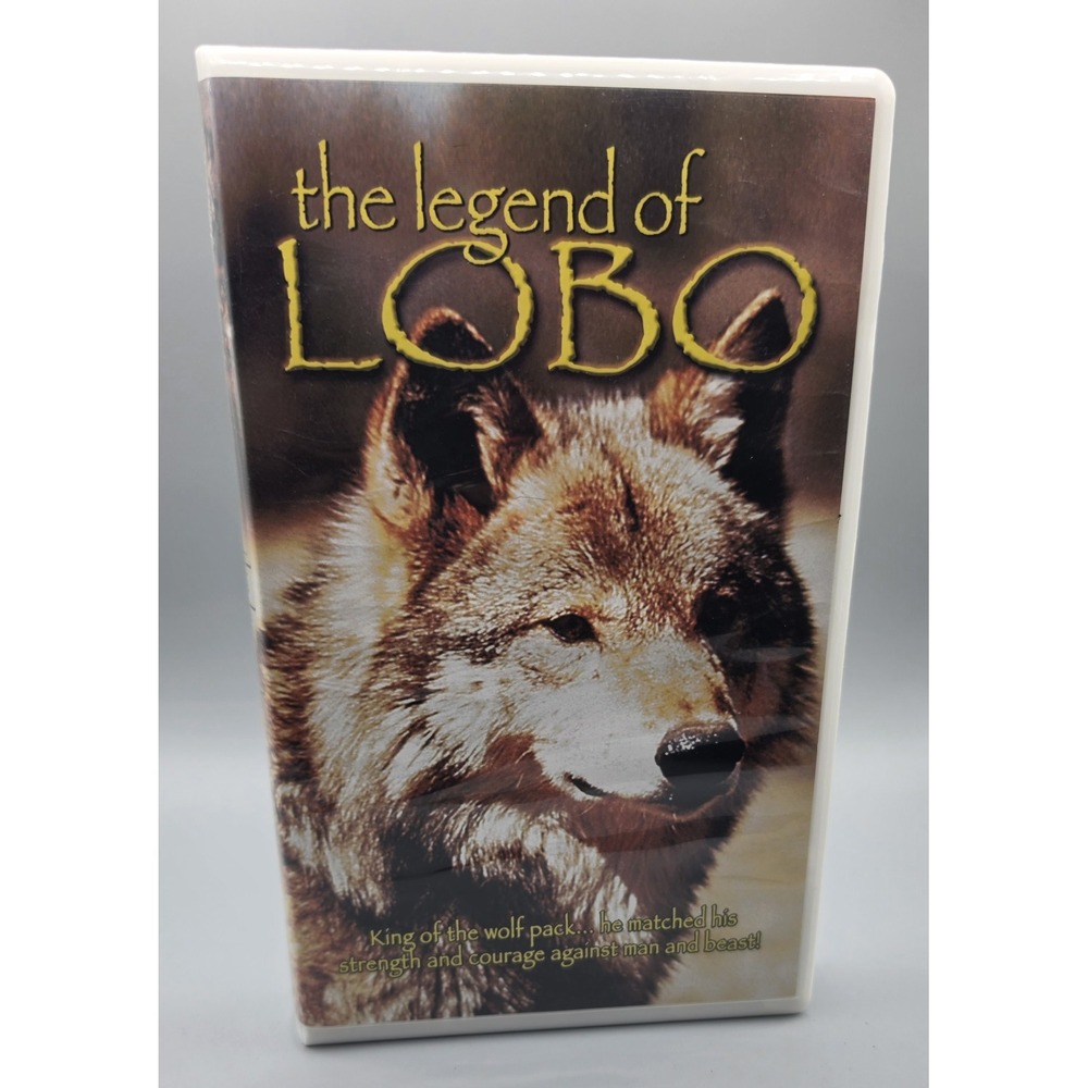The Legend of Lobo VHS Tape Disney Wolf Adventure Live Action Family Movie...